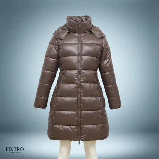 Elegante y cálida parka de plumón