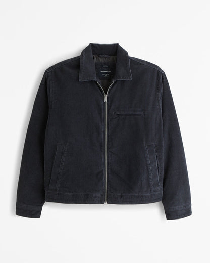 Chaqueta de trabajo corta con cremallera