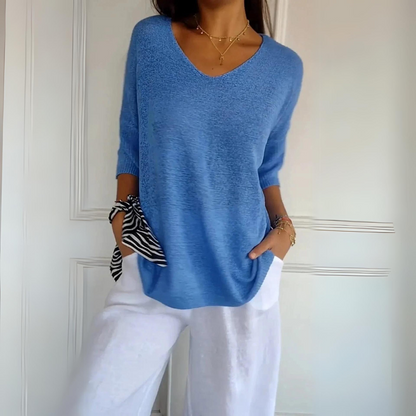 Marij | Jersey casual de mujer con cuello en V