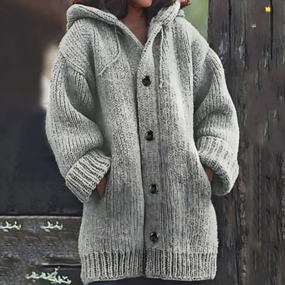 Opulento, acogedor y moderno abrigo de invierno para mujer
