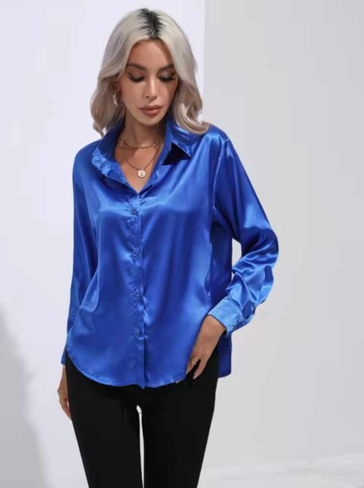 Eline | Blusa de lujo de manga larga