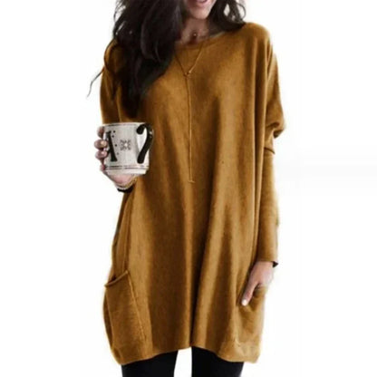 Elegante camisa de manga larga para mujer
