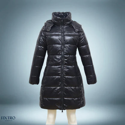 Elegante y cálida parka de plumón