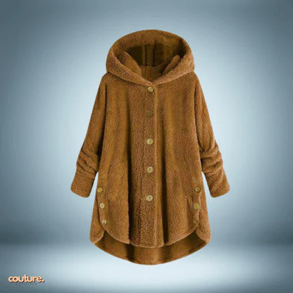 Chaqueta Teddy | con botones y capucha