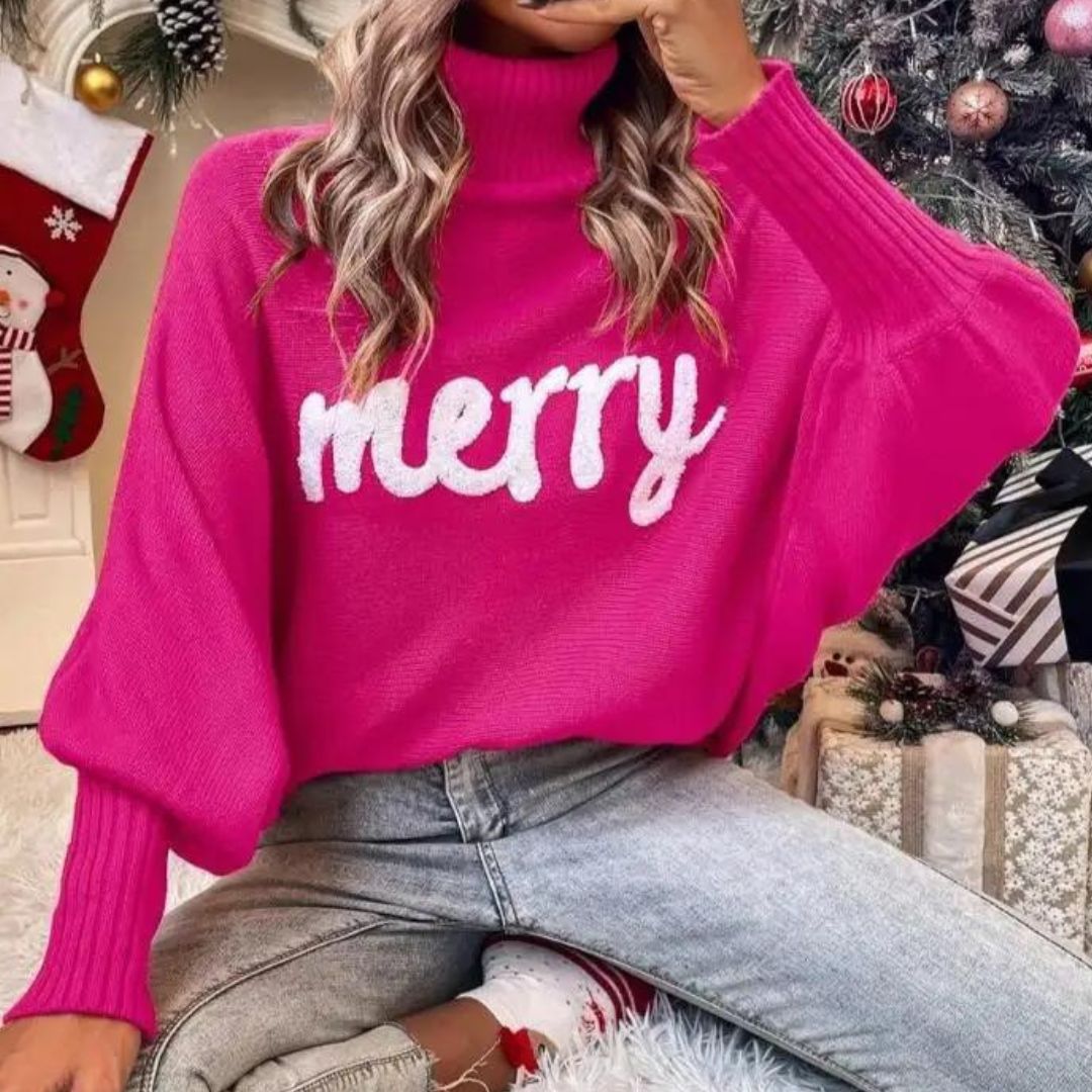 Cindy | Cuello alto festivo para mujer en Navidad