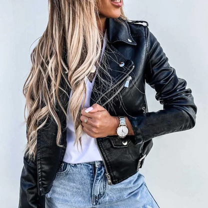 Eva | Elegante chaqueta de cuero