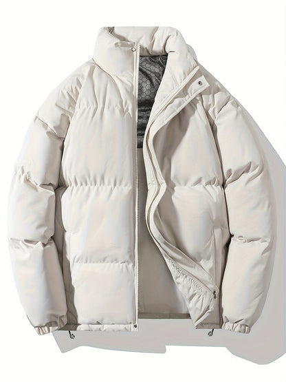Chaqueta de invierno casual para hombre con cuello alto | Ideal para otoño/invierno