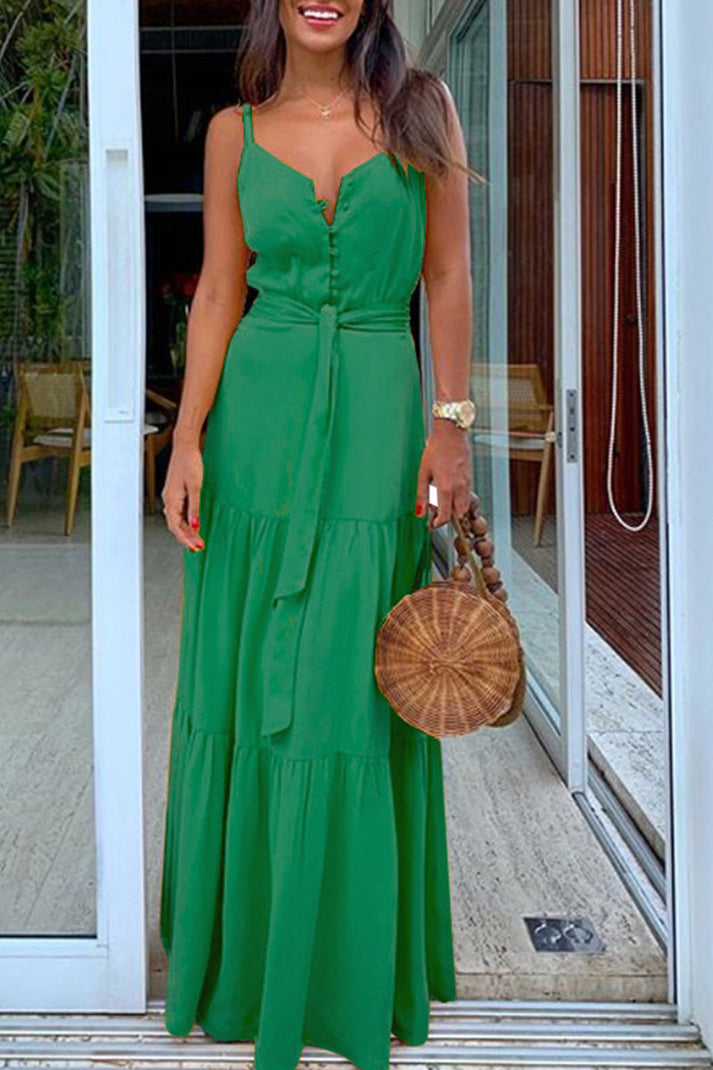 Vestido maxi clásico hasta el suelo