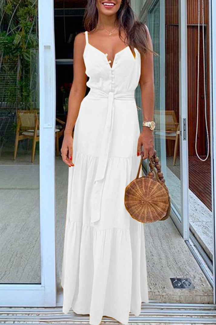 Vestido maxi clásico hasta el suelo
