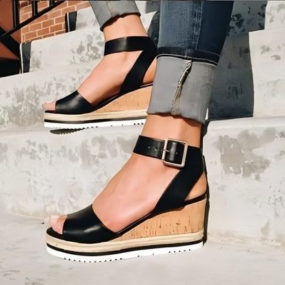 Zoe® | Elegantes sandalias con tacón de cuña