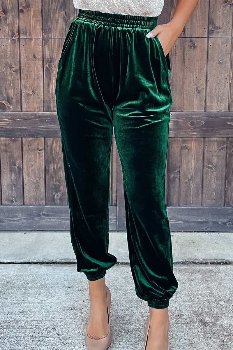 Pantalón casual de calle liso recto (7 colores)