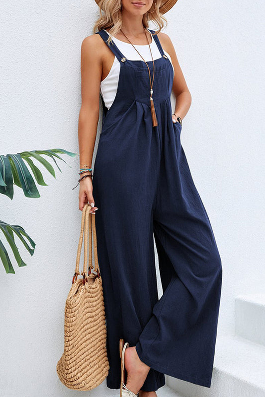 Trajes de vacaciones casuales con botones y cuello cuadrado (10 colores)