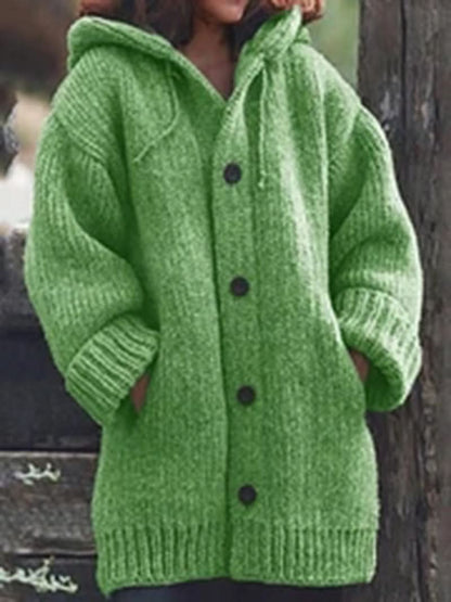 Opulento, acogedor y moderno abrigo de invierno para mujer
