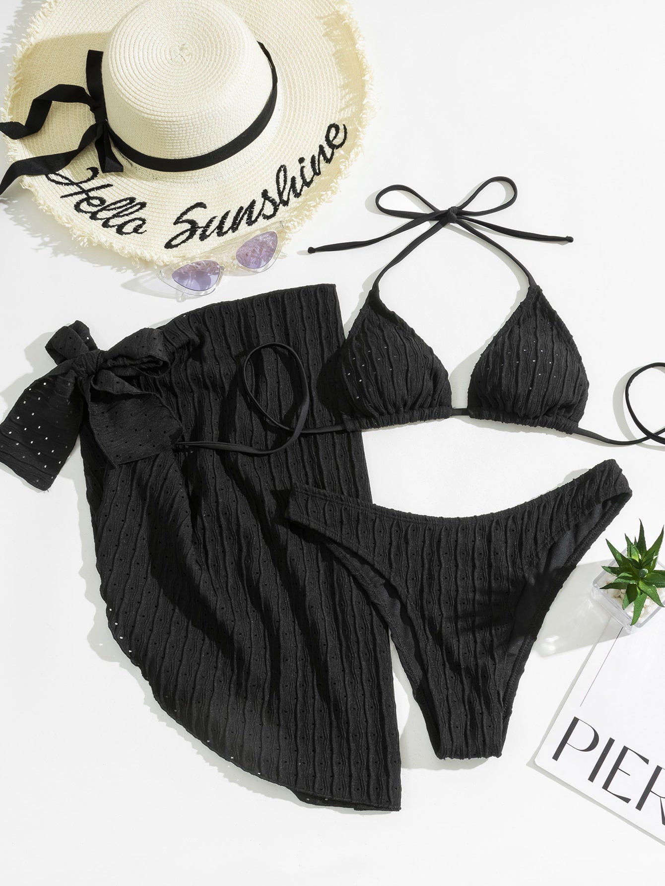 Adriana® | Conjunto de bikini triángulo Malibu con falda
