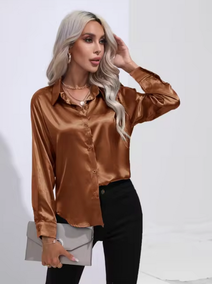 Eline | Blusa de lujo de manga larga
