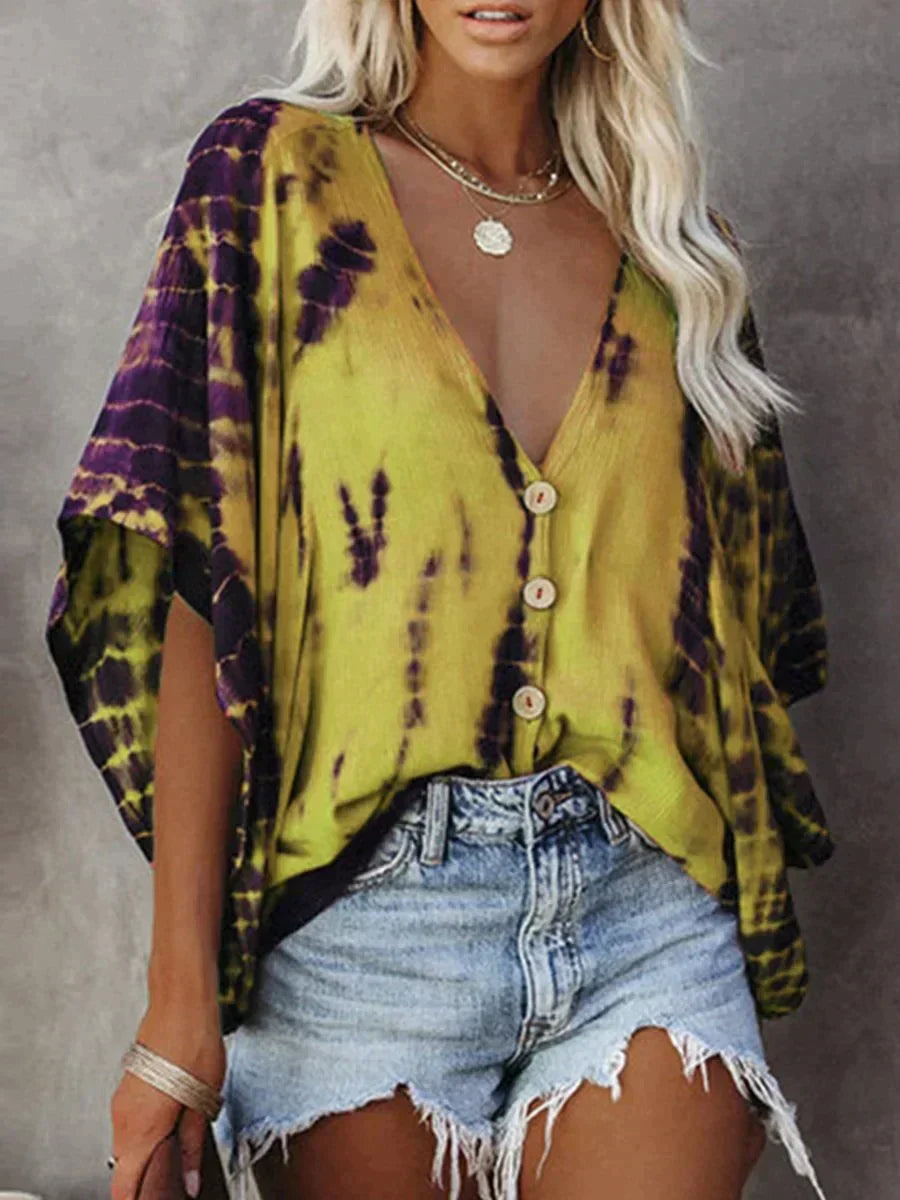 Rinnie | Blusa elegante y holgada para primavera/verano