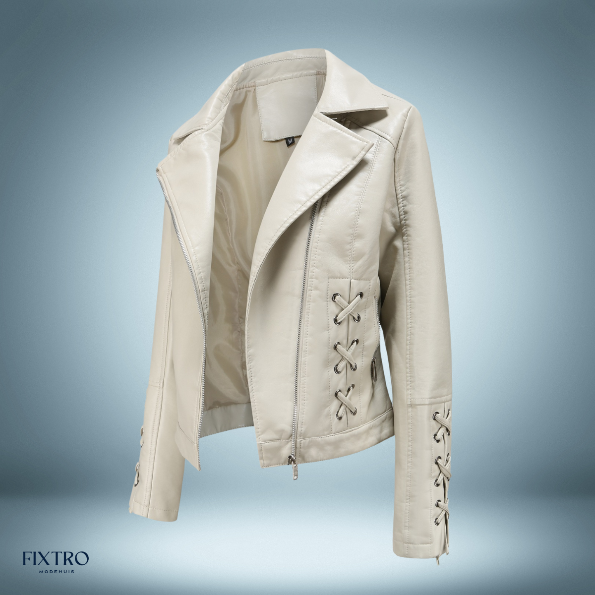 Exclusiva | chaqueta de cuero con trenzas