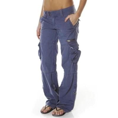 Miya - Pantalones cargo informales para mujer
