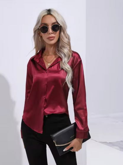 Eline | Blusa de lujo de manga larga
