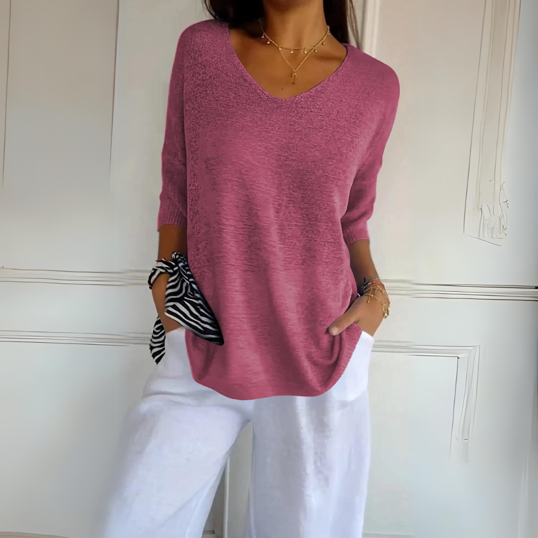Marij | Jersey casual de mujer con cuello en V