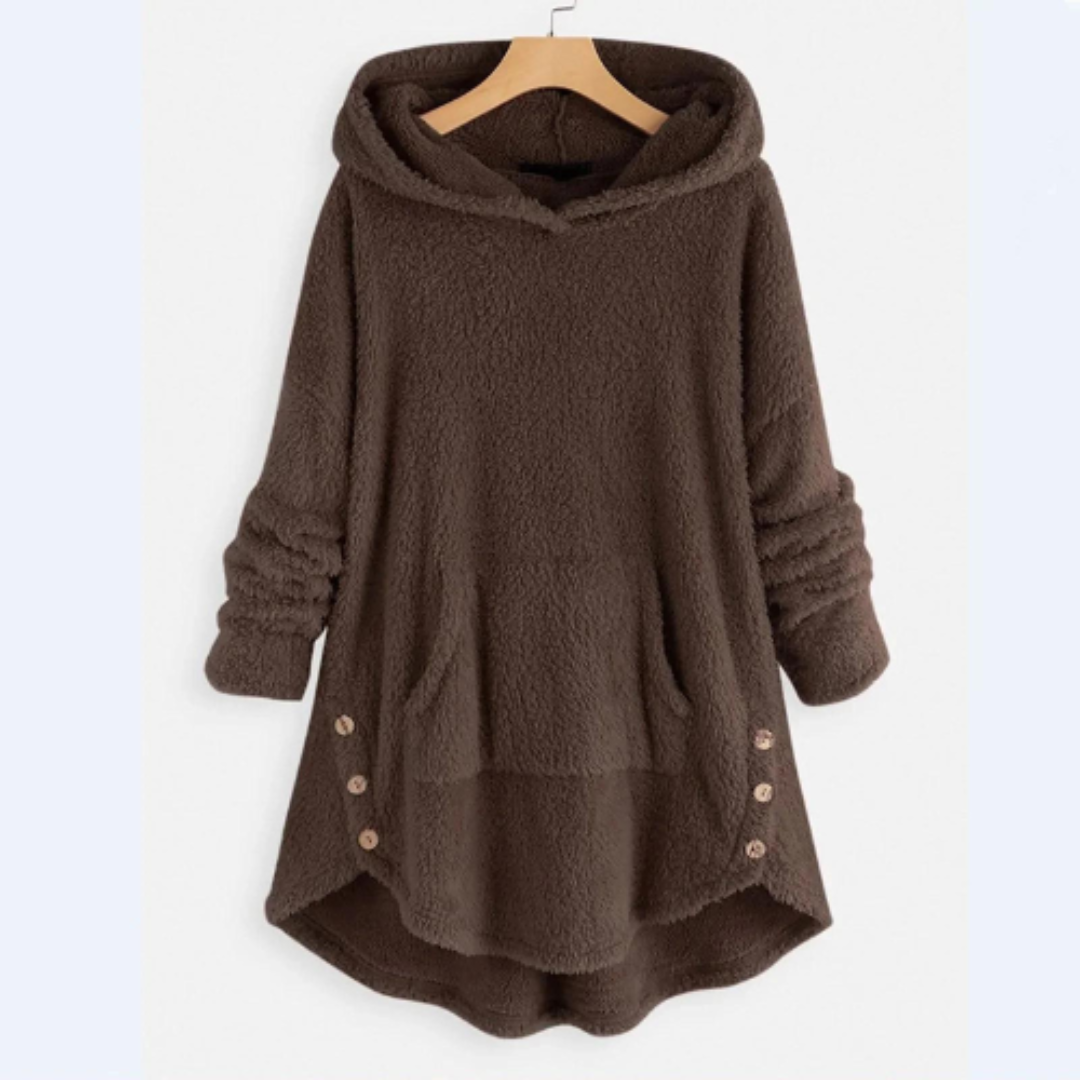 Sudadera con capucha cálida y cómoda para mujer