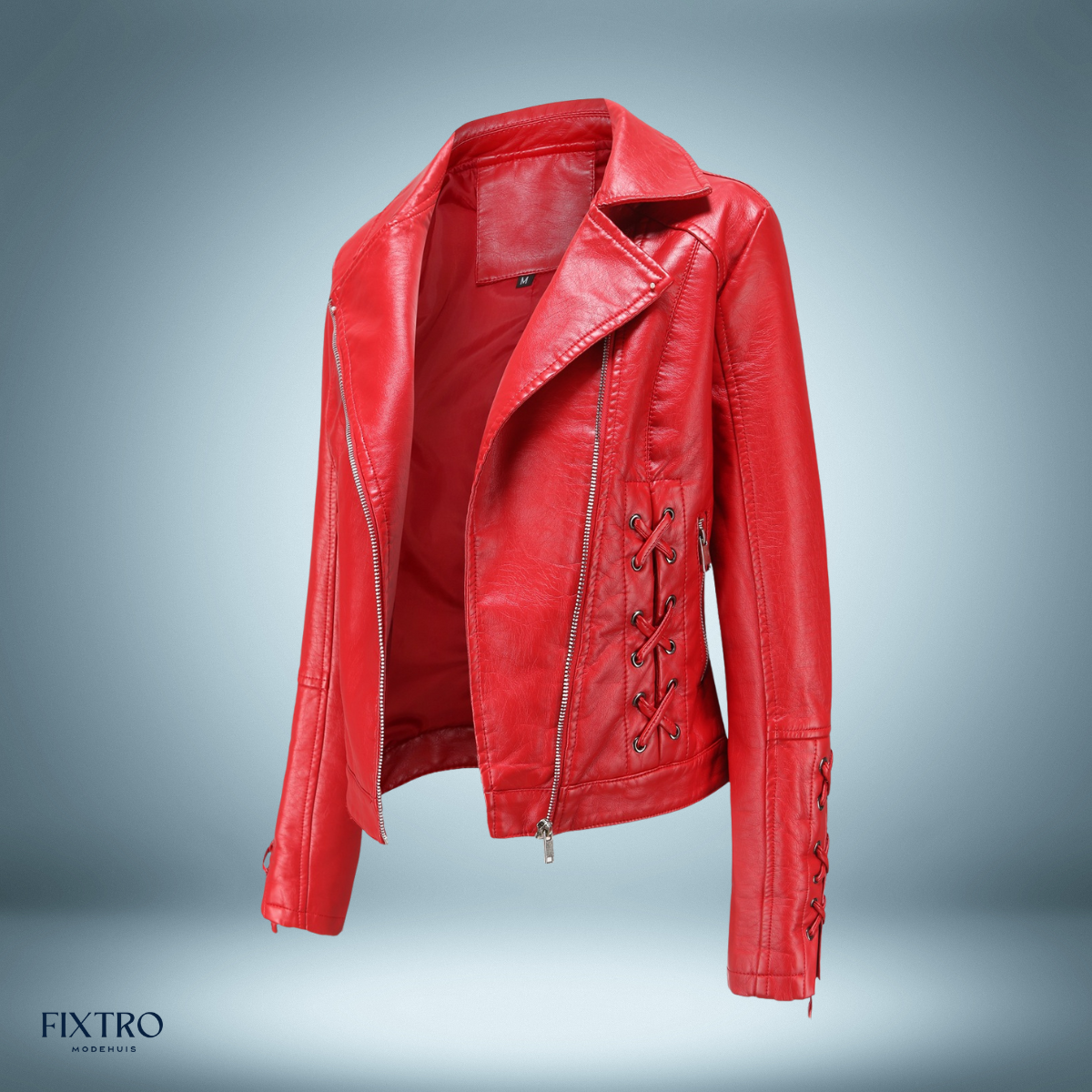 Exclusiva | chaqueta de cuero con trenzas