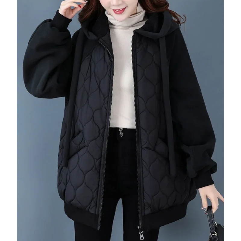 Ylka Coat | Abrigo acolchado con capucha oversize