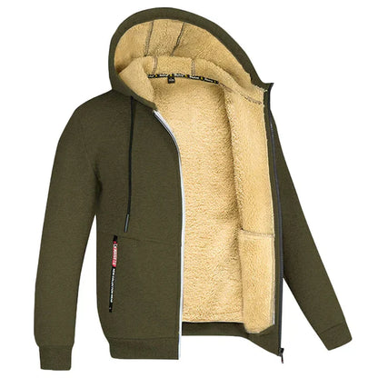 Chaqueta Ylwen | Chaqueta polar con capucha para hombre