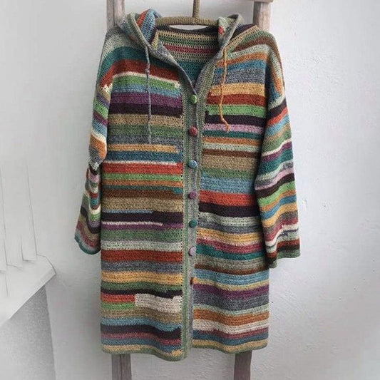 Elegante sudadera a rayas
