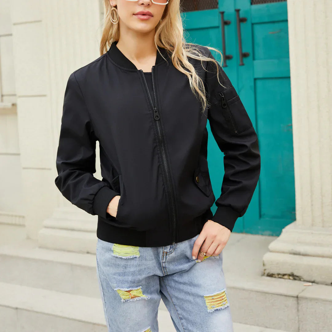 Chaqueta Varcity | chaqueta bomber casual para mujer