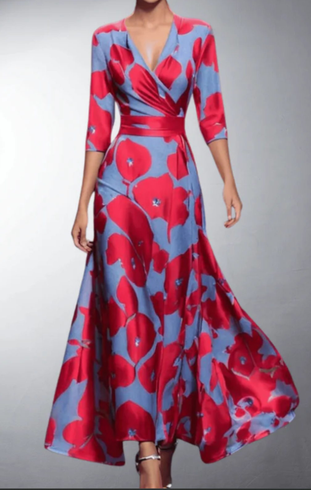 Vestido maxi Flora flower