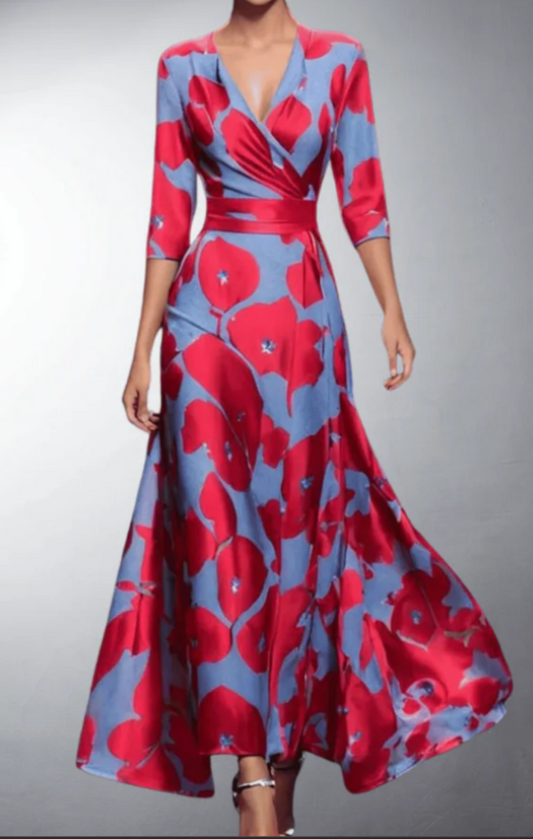 Vestido maxi Flora flower