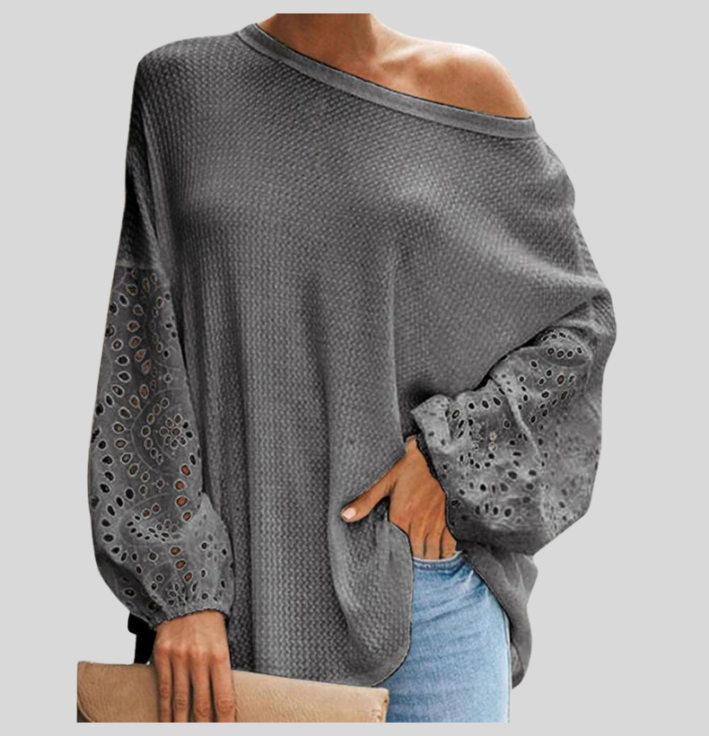 Blusa sin hombros para mujer
