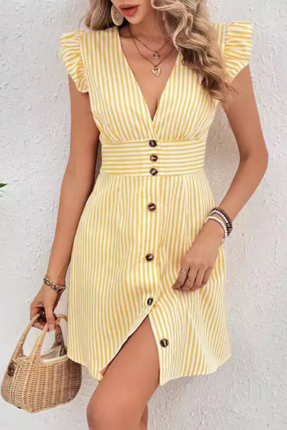 Elise | Vestido camisero de mujer con cuello en V