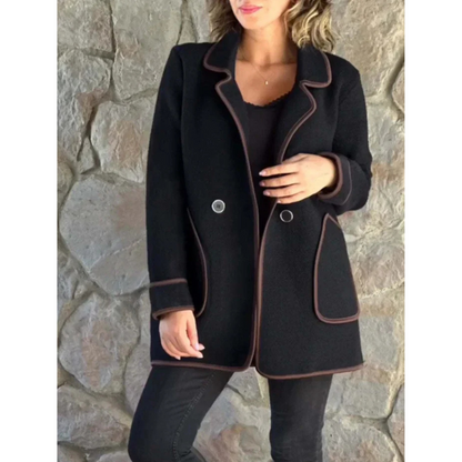 Chaqueta de abrigo informal para mujer