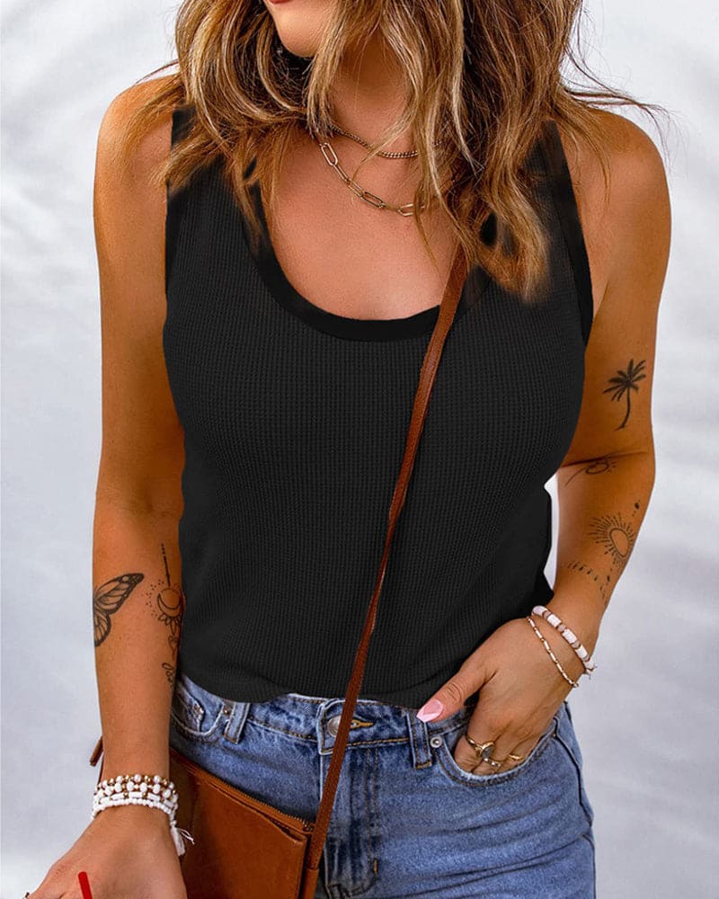 Karla - Top de cuello alto para mujer - Trendy & Stylish