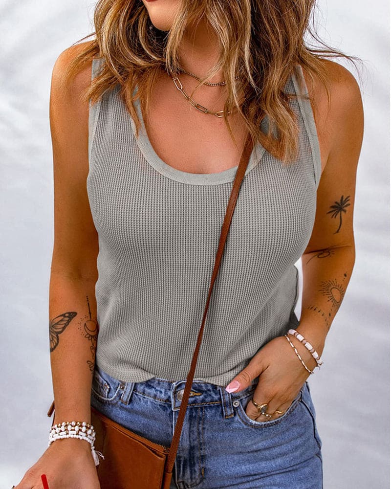 Karla - Top de cuello alto para mujer - Trendy & Stylish