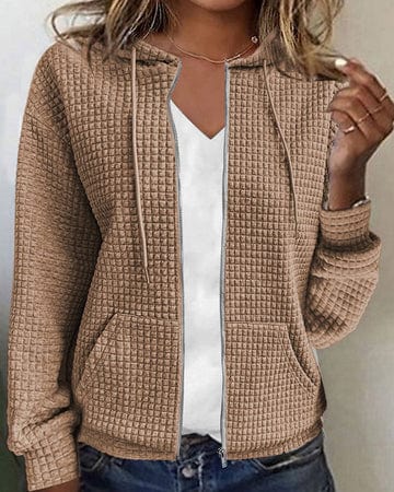 Chaqueta con capucha para mujer