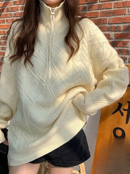 Moderno jersey aislante con cremallera: ideal para los días fríos