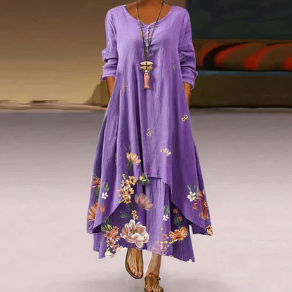 Eloria - Elegante vestido de algodón