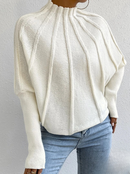 Jersey de medio cuello para un look informal