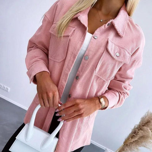 Chaqueta de terciopelo para mujer
