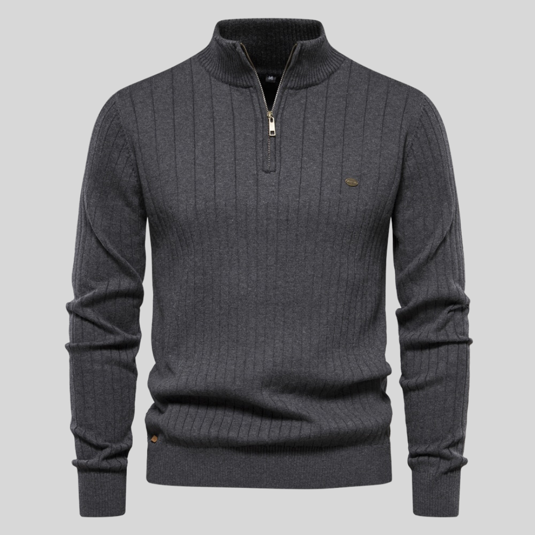 Ebert Sweater | Jersey de hombre con media cremallera