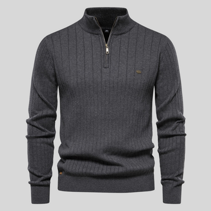 Ebert Sweater | Jersey de hombre con media cremallera