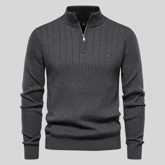Ebert Sweater | Jersey de hombre con media cremallera