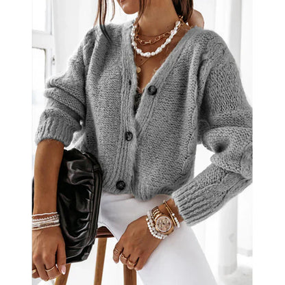 Destiny - moderno jersey de punto con botones