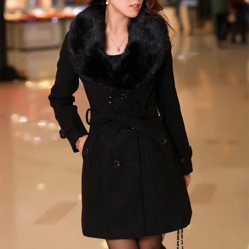 Juliette - Elegante abrigo de piel
