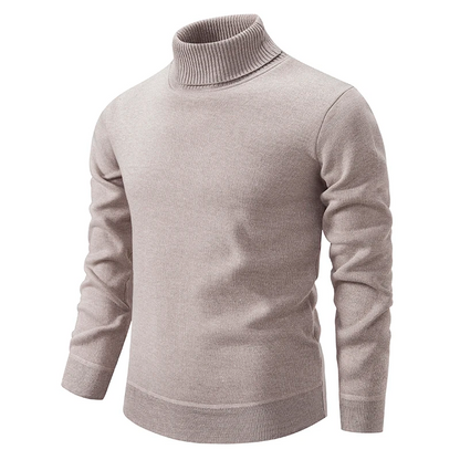 Lucciano Jersey de cuello alto 100% lana virgen