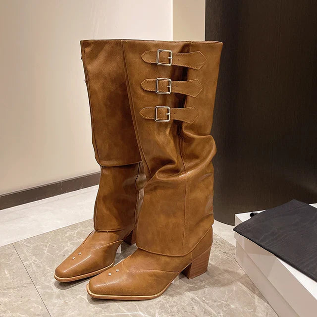 Botas vaqueras con cordones - Reeve