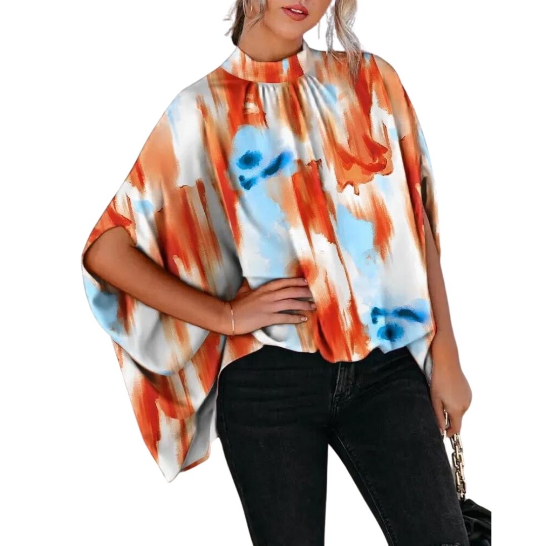 Kara | Elegante blusa con motivo abstracto